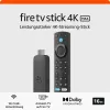 Smart TV dongle Amazon 4K Ultra HD USB, Wi‑Fi 6 (802.11ax), 3840×2160, zasilany USB, czarny