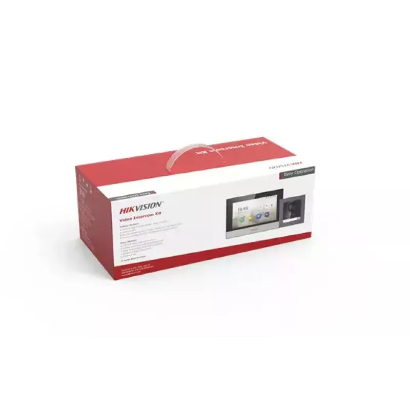 Wideodomofon Hikvision DS-KIS602 2 MP 7 cali Czarny Szary