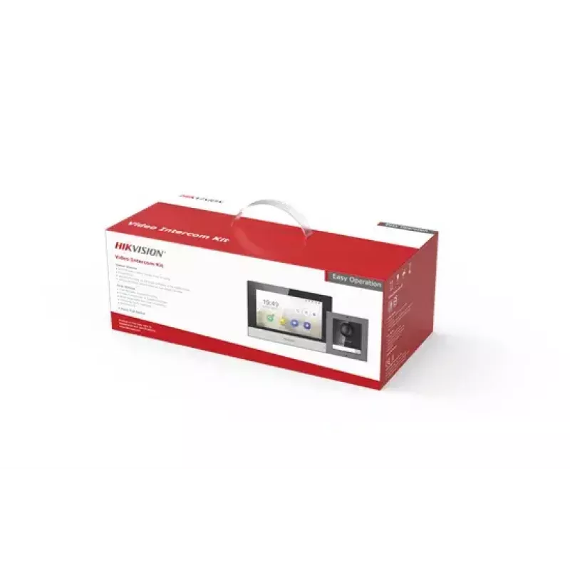 Wideodomofon Hikvision DS-KIS602 2 MP 7 cali Czarny Szary