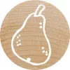 Pieczątka okrągła Colop 165226 Guma Drewno Średnica 3 cm