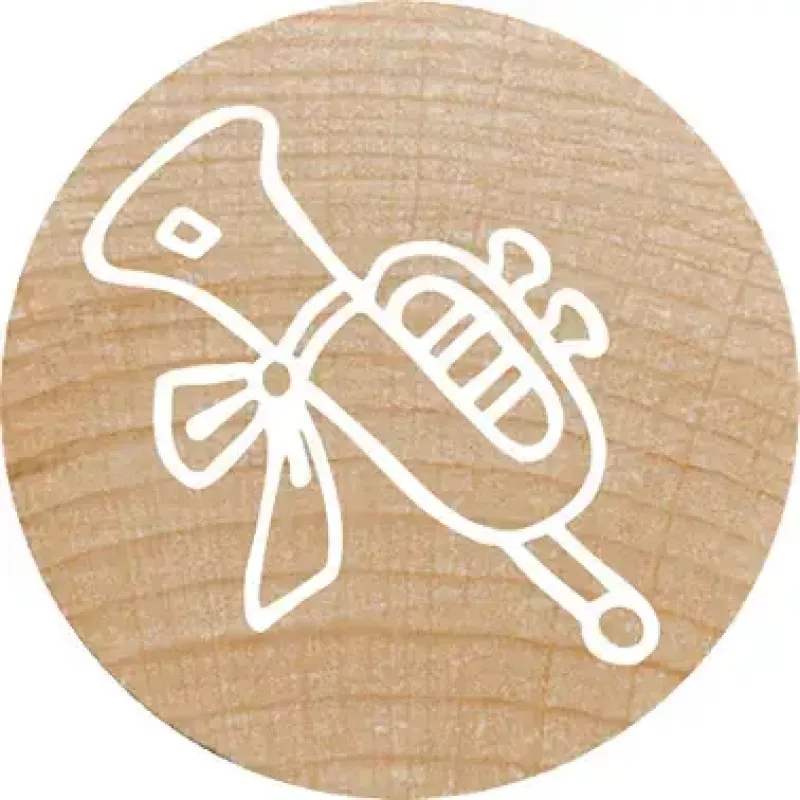 Pieczątka okrągła Colop 165226 Guma Drewno Średnica 3 cm