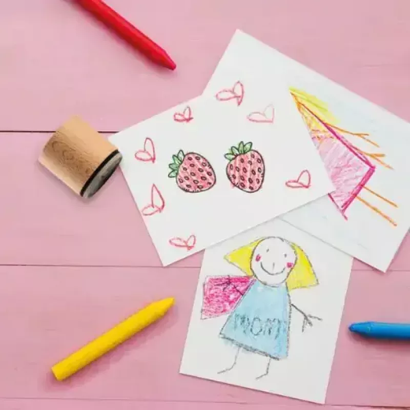 Pieczątka okrągła Colop 165226 Guma Drewno Średnica 3 cm
