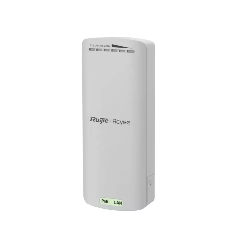 Punkt dostępowy bezprzewodowy RUIJIE RG-EST100-E, 2.4 GHz 802.11n, 300 Mbps, 2x RJ-45, PoE, IP55, kierunkowe anteny wewnętrzne