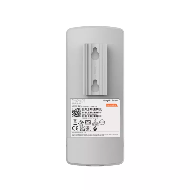 Punkt dostępowy bezprzewodowy RUIJIE RG-EST100-E, 2.4 GHz 802.11n, 300 Mbps, 2x RJ-45, PoE, IP55, kierunkowe anteny wewnętrzne