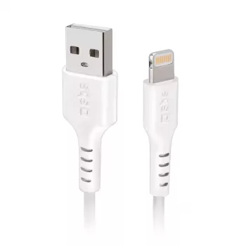 Kabel Lightning SBS TECABLEUSBIP5289W 2m biały USB A