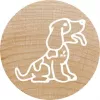 Pieczątka okrągła Colop 165225 Guma Drewno Średnica 3 cm