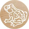 Pieczątka okrągła Colop 165225 Guma Drewno Średnica 3 cm
