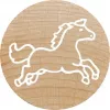 Pieczątka okrągła Colop 165225 Guma Drewno Średnica 3 cm