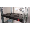 Equip Wentylatory chłodzące 19', 1U, 4 WENTYLATORY, RAL9005 Czarny