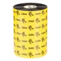 Taśma termotransferowa Zebra 3400 High Performance Wax-Resin 450 m Czarna