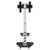 Techly Floor Support with Shelf Trolley TV LCD/LED/Plasma 37-70 inch biały