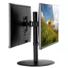 Techly ICA-LCD 402 uchwyt / stojak do monitora 81,3 cm (32 cale) Biurkowy Czarny
