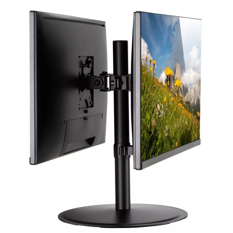 Techly ICA-LCD 402 uchwyt / stojak do monitora 81,3 cm (32 cale) Biurkowy Czarny