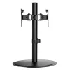 Techly ICA-LCD 402 uchwyt / stojak do monitora 81,3 cm (32 cale) Biurkowy Czarny