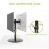 Techly ICA-LCD 402 uchwyt / stojak do monitora 81,3 cm (32 cale) Biurkowy Czarny