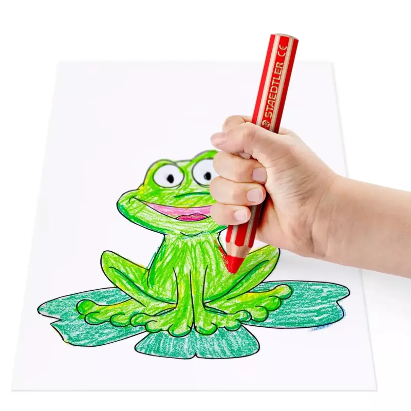 Zestaw kredek akwarelowych Staedtler 140 C4P1 — 4 szt. (zielona, pomarańczowa, różowa, żółta)