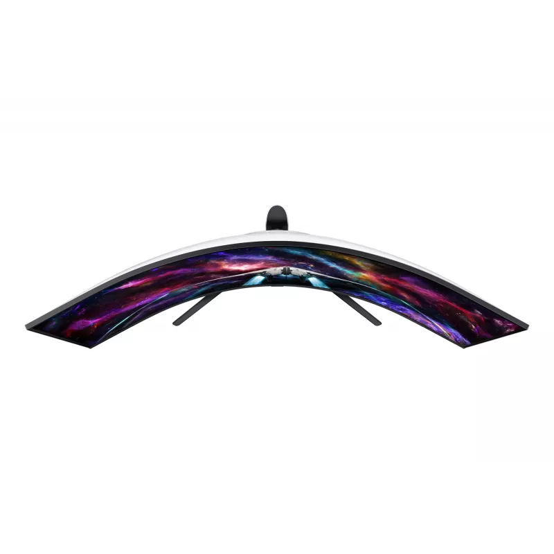 Monitor komputerowy Samsung G95NC 144,8 cm (57 cali) 7680 x 2160 pikseli Dual UHD QLED Biały