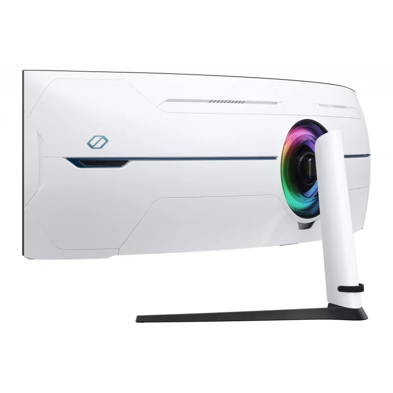 Monitor komputerowy Samsung G95NC 144,8 cm (57 cali) 7680 x 2160 pikseli Dual UHD QLED Biały