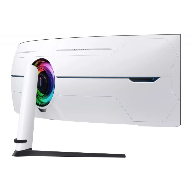 Monitor komputerowy Samsung G95NC 144,8 cm (57 cali) 7680 x 2160 pikseli Dual UHD QLED Biały