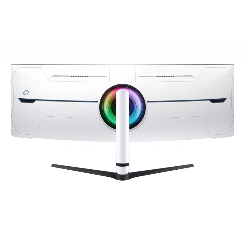 Monitor komputerowy Samsung G95NC 144,8 cm (57 cali) 7680 x 2160 pikseli Dual UHD QLED Biały