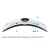 Monitor komputerowy Samsung G95NC 144,8 cm (57 cali) 7680 x 2160 pikseli Dual UHD QLED Biały