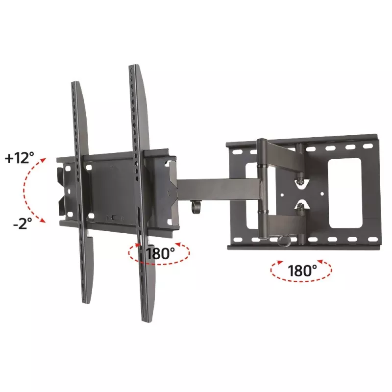 Techly ICA-PLB 148M Uchwyt/stojak do telewizora 139,7 cm (55 cali) Czarny