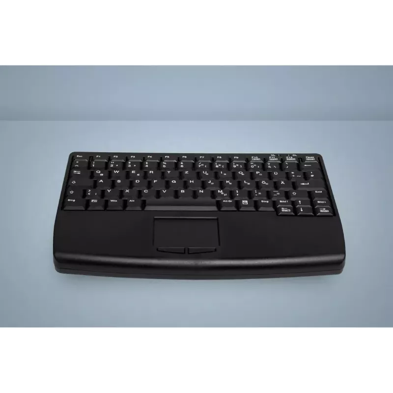 Klawiatura Contour Design Active Key AK-4450-G, przemysłowa, USB, QWERTZ, niemiecka, czarna