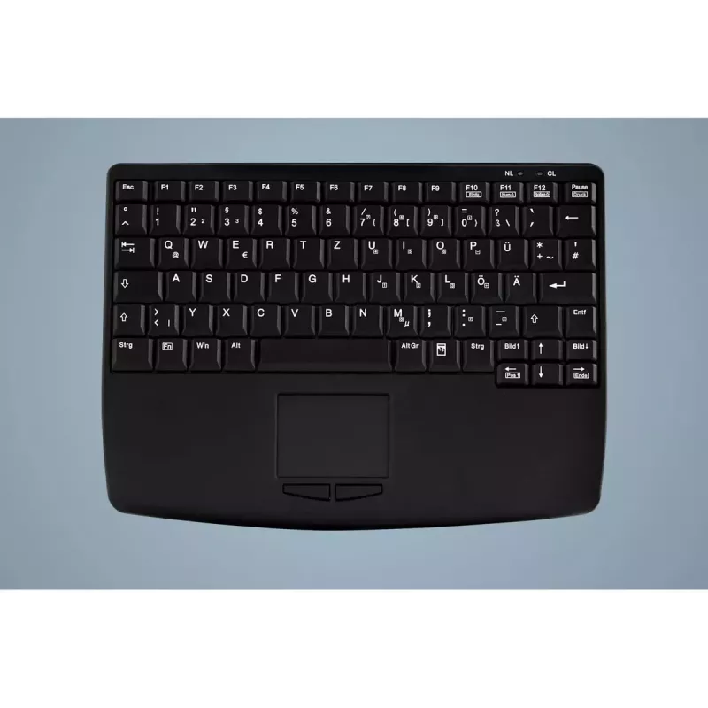 Klawiatura Contour Design Active Key AK-4450-G, przemysłowa, USB, QWERTZ, niemiecka, czarna