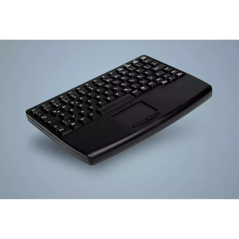 Klawiatura Contour Design Active Key AK-4450-G, przemysłowa, USB, QWERTZ, niemiecka, czarna