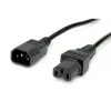 Kabel zasilający VALUE 19.99.1123 czarny 3 m złącze C14 C15