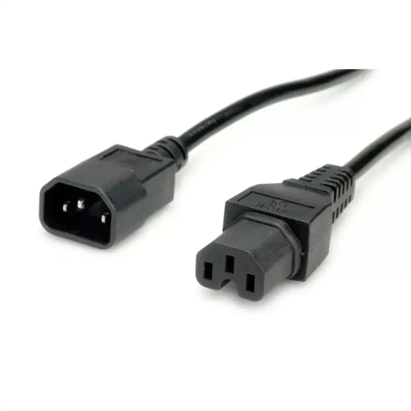 Kabel zasilający VALUE 19.99.1123 czarny 3 m złącze C14 C15