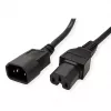 Kabel zasilający VALUE 19.99.1123 czarny 3 m złącze C14 C15
