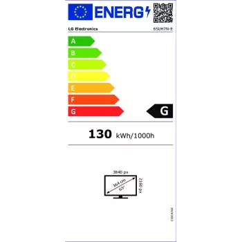 LG 65UH7N-E Cyfrowy panel informacyjny 165,1 cm (65 cali) LED Wi-Fi 700 cd/m² 4K Ultra HD Czarny Wbudowany procesor WebOS 24/7