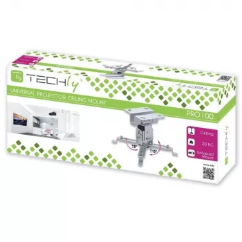 Przedłużenie wspornika sufitowego do projektora Techly 130 mm srebrny ICA-PM 2S