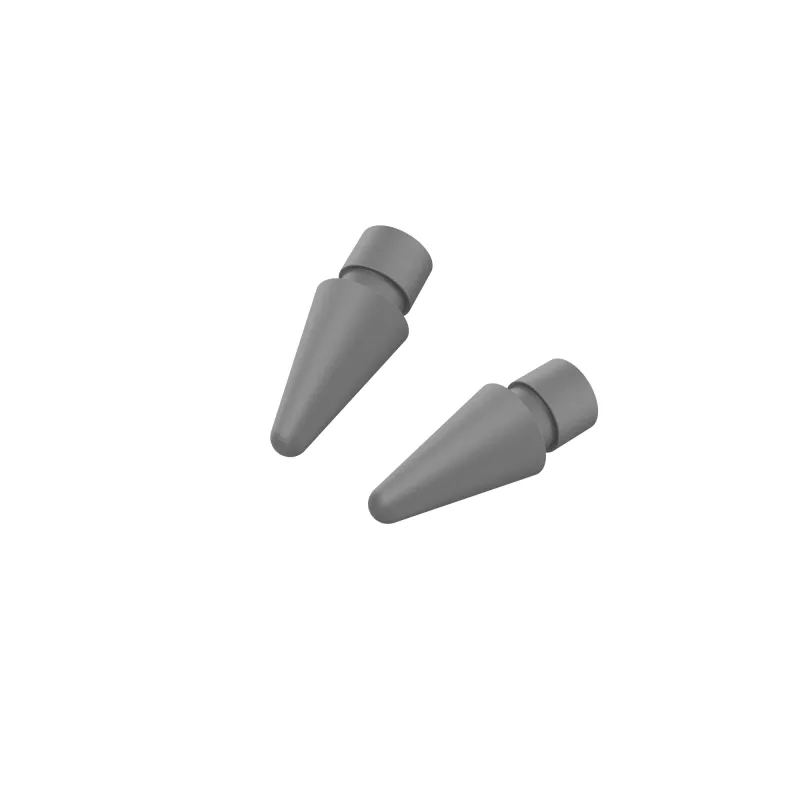 DEQSTER Pencil 2 Końcówki zamienne - Opakowanie 2 szt., Końcówka, Szary, Polichlorek winylu (PVC), DEQSTER Pencil 2, Chiny, 15,1 mm