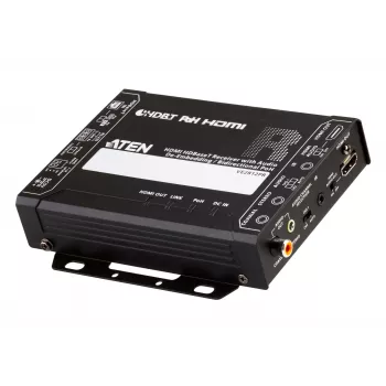 Odbiornik ATEN HDMI HDBaseT z deembedingiem audio / dwukierunkowym PoH (4K@100m) (HDBaseT Class A) (PoH PSE i PD)
