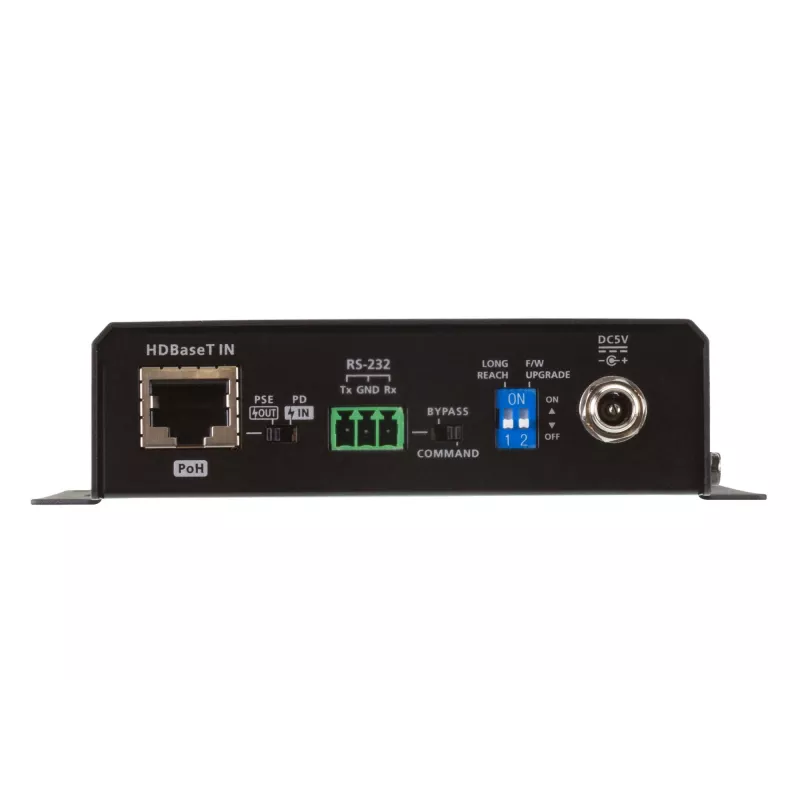 Odbiornik ATEN HDMI HDBaseT z deembedingiem audio / dwukierunkowym PoH (4K@100m) (HDBaseT Class A) (PoH PSE i PD)