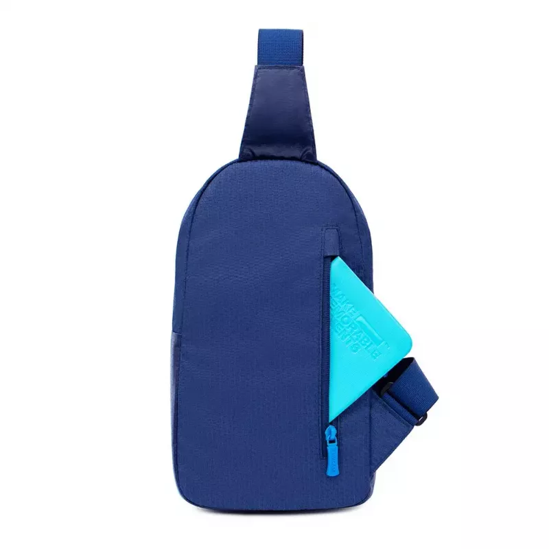 Torba na ramię Rivacase Dijon 25.6 cm (10.1 cala) Niebieska Uchwyt do przenoszenia Pasek na ramię