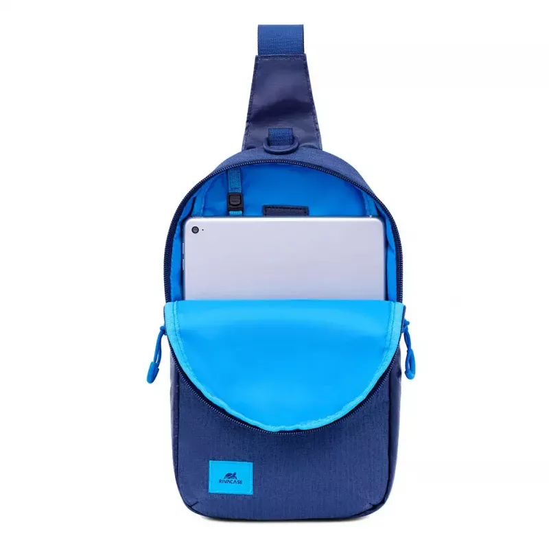 Torba na ramię Rivacase Dijon 25.6 cm (10.1 cala) Niebieska Uchwyt do przenoszenia Pasek na ramię
