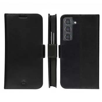 dbramante1928 Copenhagen cienki - Galaxy S22 - Czarny, etui z klapką, Samsung, Galaxy S22, 15,5 cm (6,1 cala), Czarny