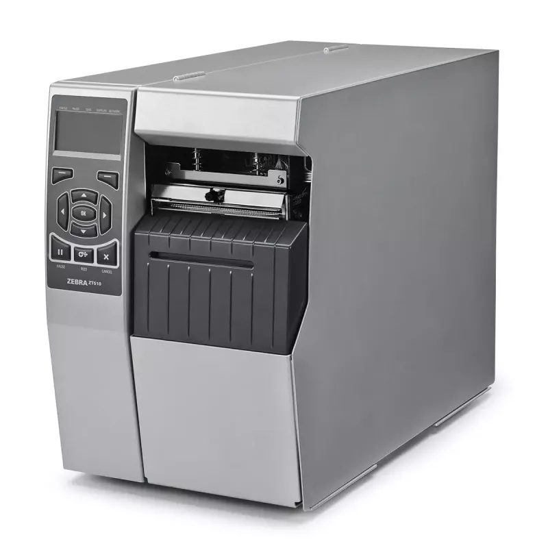 Drukarka etykiet Zebra ZT510 Transfer termiczny 300×300 DPI, 305 mm/s, szerokość druku 104 mm, Ethernet, Bluetooth, LCD, szary