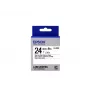 Epson Label Cartridge Standard LK-6WBN Czarny/Biały 24mm (9m)