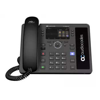 AudioCodes Teams C435HD-R IP-Phone PoE GbE Czarny, telefon IP, czarny, przewodowa słuchawka, Android, SIP info, przyciski