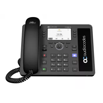 AudioCodes Teams C435HD-R IP-Phone PoE GbE Czarny, telefon IP, czarny, przewodowa słuchawka, Android, SIP info, przyciski