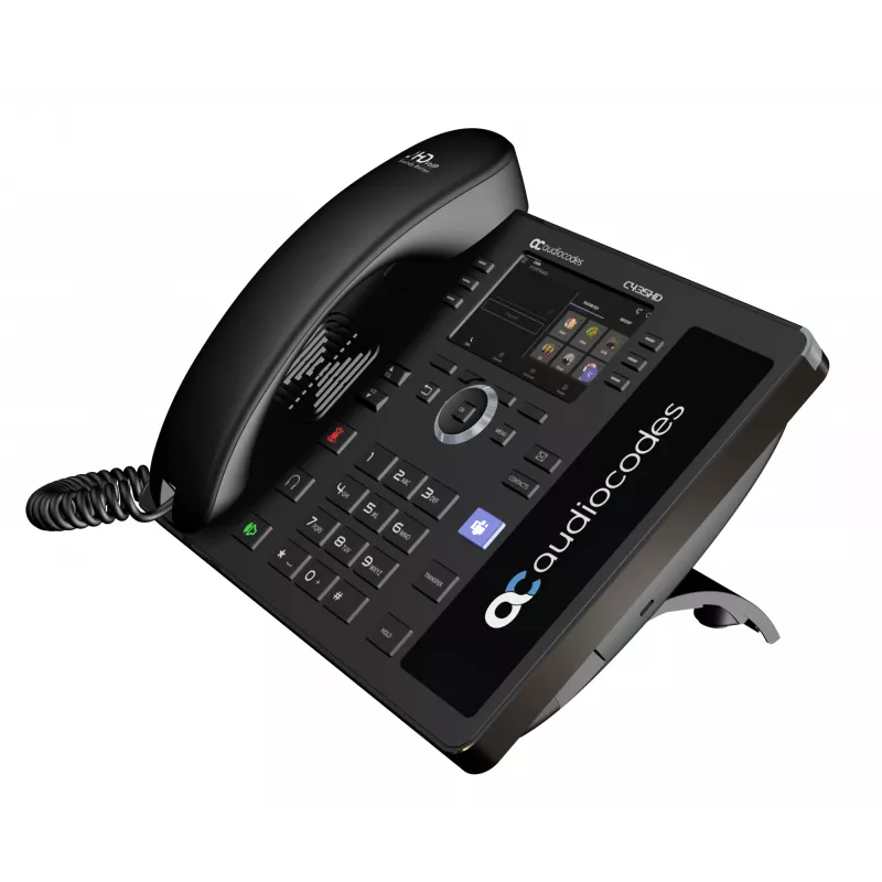 AudioCodes Teams C435HD-R IP-Phone PoE GbE Czarny, telefon IP, czarny, przewodowa słuchawka, Android, SIP info, przyciski