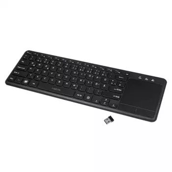 Klawiatura LogiLink ID0188 Home RF Wireless QWERTZ Czarna