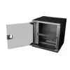 Panel do zarządzania kablami EQUIP EZMB-10-B, metalowy, czarny, akcesorium 1U