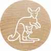 Stempel Colop 165224 Okrągły Guma Drewno 3 cm