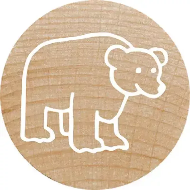 Stempel Colop 165224 Okrągły Guma Drewno 3 cm