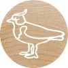Stempel Colop 165224 Okrągły Guma Drewno 3 cm